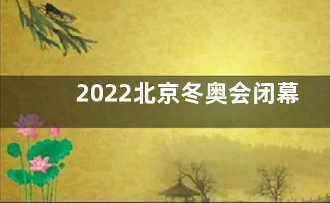 2022北京冬奥会闭幕式感悟收获观后感【五篇】